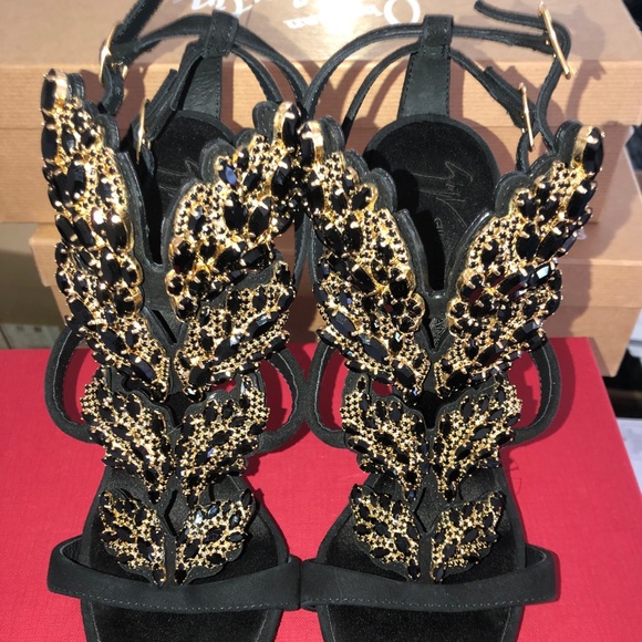 GIUSEPPE ZANOTTI Jewel Heels (wings) 37.5 - Picture 3 of 8